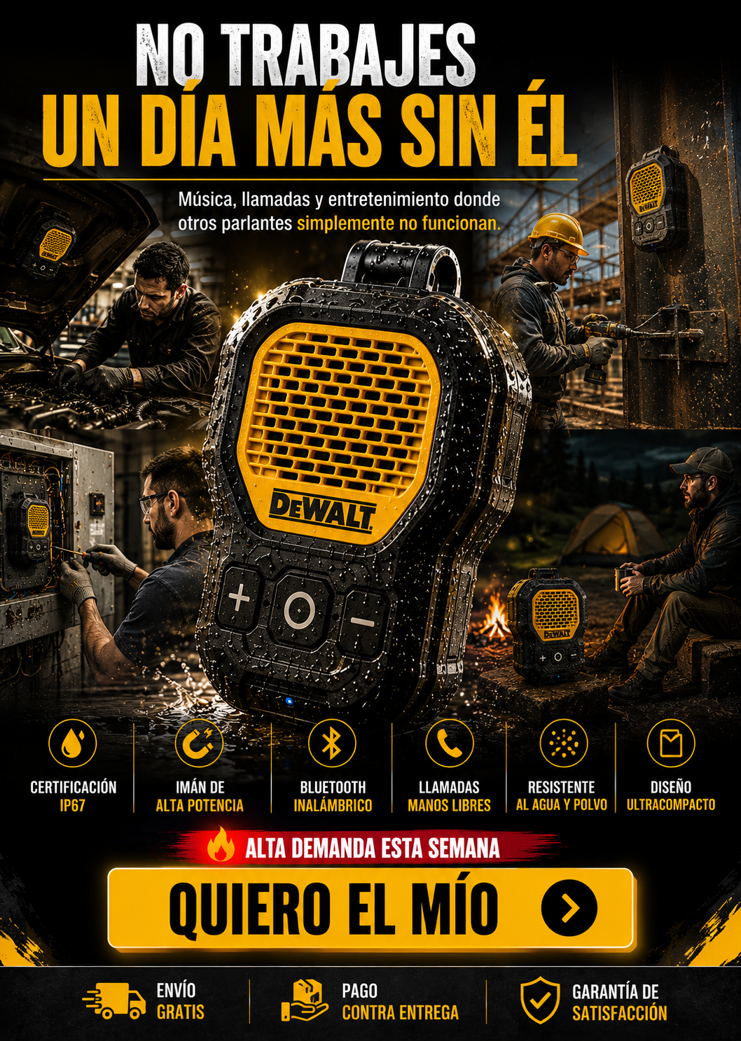 mini speaker dewalt®️