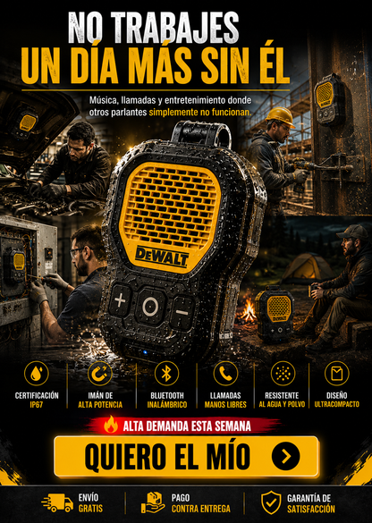 mini speaker dewalt®️